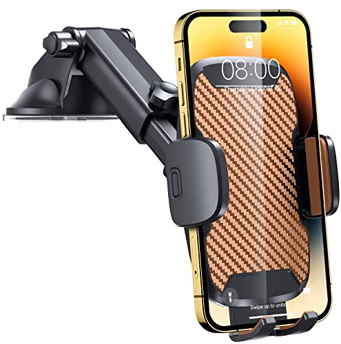 Handyhalterung Auto Saugnapf - KFZ Handy Halterung für Windschutzscheibe & Armaturenbrett, 360°Drehung Universal Handyhalter Auto mit 𝗶𝗣𝗵𝗼𝗻𝗲 𝗦𝗮𝗺𝘀𝘂𝗻𝗴 𝗛𝘂𝗮𝘄𝗲𝗶 𝗟𝗚 alle Smartphones