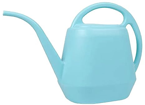 Mini arroseur de jardin pour appartement, arrosoir, en plastique polyvalent, grande capacité, 3 l, long bec, arrosoir - Boules de roses pour le jardin - Avec tige - Bleu (X1 bleu ciel, taille unique)
