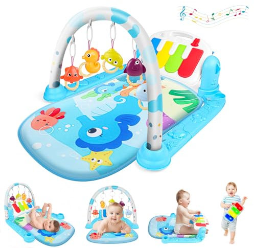 nicknack Baby Spielbogen Baby Spieldecke Spielmatten Aktivitätszentrum Spielzeug für Neugeborene und Kleinkinder Geburt 0-24 Monate