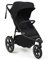 Tribe Jogger Buggy, ab Geburt bis 22 kg, ausziehbares Vordach, All-Terrain-Räder mit Reifenpumpe und Autositzadaptern, Schwarz