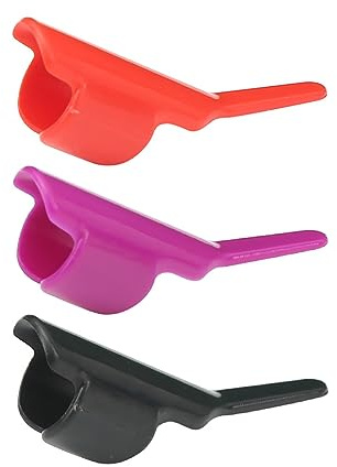 NVOQILIN Paquete de 3 fundas para dedos de costura, protectores de dedos de costura para cortar parches de costura