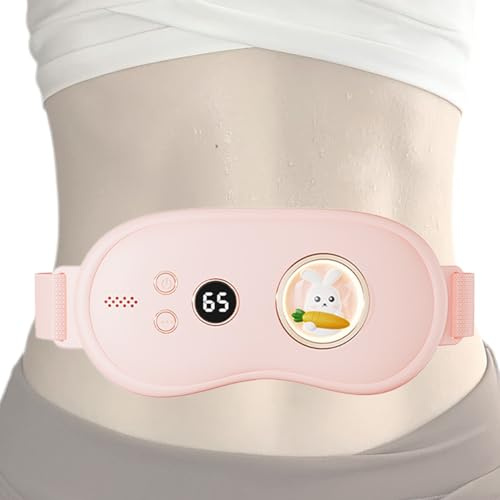 Cuscino riscaldante periodico per crampi - Cintura riscaldante wireless portatile a 3 modalità | Cuscino riscaldante regolabile con display a led per alleviare il dolore addominale delle donne, terap