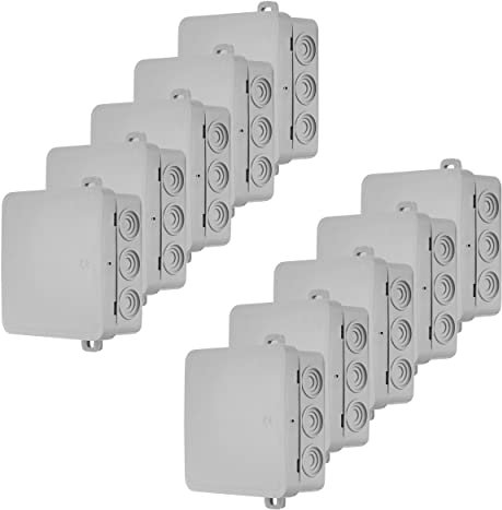 Rev Ritter IP54 0518428555 Lot de 10 boites de jonction sans plaque à bornes 85 x 85 mm