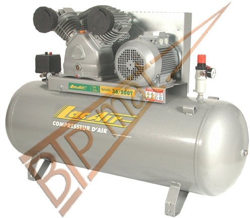 Lacme - Compresseur à Courroie Monoétagé Triphasé 200 Litres - 11 Bar