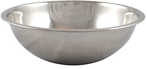 American METALCRAFT, Inc. SSB400 Stainless Steel Mixing Bowl, 10.5' Diameter, Silver, 4-Quart