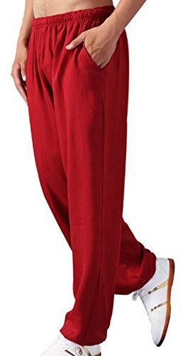 oneforus Chinesische Tai Chi Kung Fu Hosen Herren Damen Martial Arts Trainingshose Wing Chun Hosen