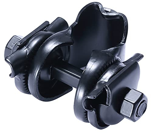 Bynccea Morsetto Reggisella Bici Adattatore Sedile Bici per Bici Pieghevole,Morsetto per Sella 22,2 mm,Nero