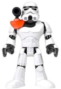 Fisher-Price Imaginext STAR WARS Figurine XXL Stormtrooper, personnage articulé de 40 cm de haut avec lanceur, pour les enfants à partir de 3 ans, HXG53