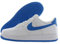 Nike Herren AIR Force 1 '07 Sneaker, White Photo Blue White, 43 EU