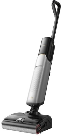Mova X4 Pro Aspirapolvere Lavapavimenti Senza Fili, 20000Pa, Design Piatto 180°, Lavaggio Acqua Calda 100 °C, Autopulente, Antigroviglio, Regolazione Automatica, Stazione di Ricarica