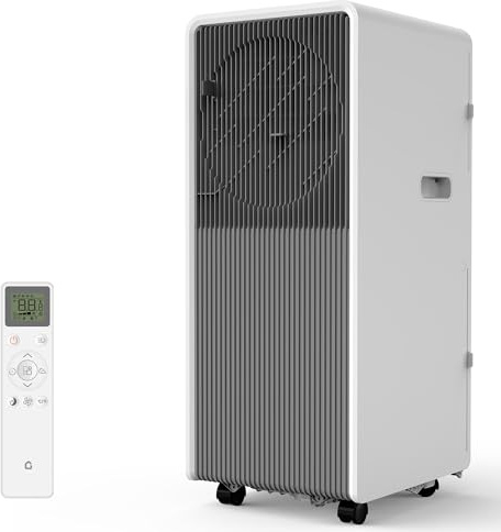 14,000 BTU Portable Air Conditioners Cools Up to 700 Sq.Ft, 4 in-1 Energy Efficient Portable AC Unit for Room with Remote Control, Cool, Fan, Dehumidifier, Installation Kits for Large Room, Office