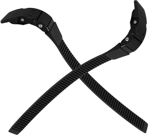 Gatuida 2 Satz Schlittschuhschnalle Rollen Inline-Skate-Schnalle Rollschuhe für Riemenwechsel Skating-Schuhe für Schnürsenkel Rollschuhzubehör Schnalle für Rollschuhe Schwarz