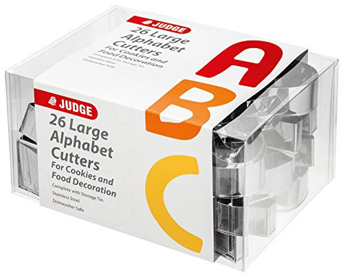 Judge Large Alphabet Cutters, Silver