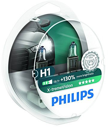 Philips X-tremeVision +100% H1 Scheinwerferlampe 12258XVS2, 2er-Set