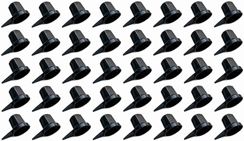 MelTruck® 40x Schwarz Radmutterkappen mit Positionsanzeige Schutz Abdeckung Ø32 mm für LKW