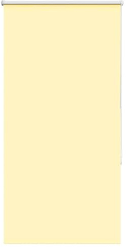 vidaXL Verdunkelungsrollo Gelb 85x130 cm Stoffbreite 80,7 cm Polyester, Rollo, Klemmfix, Thermorollo, Verdunklungsrollo, Klemmrollo, Fensterrollo