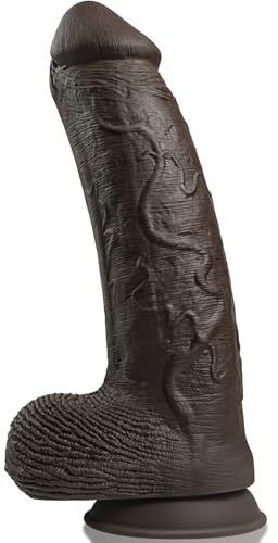 42 * 10 cm Dildo Realistico XXL Large e Spesso, Enorme Dildo in Silicone con Ventosa, Dilatatore per Punto G e Prostata, Plug Anale di Grande Diametro, Giocattolo Sessuale Per Uomini e Donne Esperti