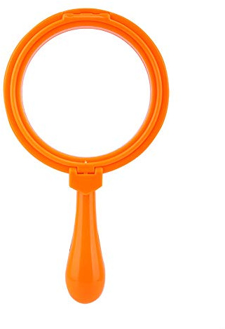 LMHHMIN Loupe de Poche 3X pour Enfants de 90 mm avec Support Jouets éducatifs pour Enfants