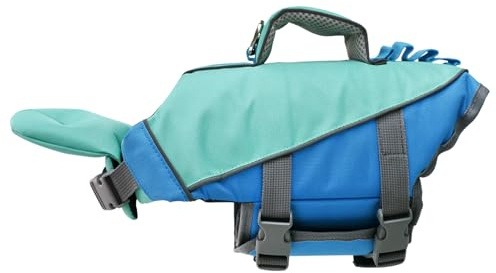 Chaleco salvavidas para perro, flotante, desmontable, ajustable, reflectante, para natación, para cachorros, razas pequeñas, medianas y grandes, piscina, playa, lago, río, , rafting