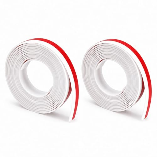 2pcs 3M Track Saw Splinter Guards for Festool White Splinter Guard Strip | Replacement 495207 Strip for Guide Rails Compatible with FS/2, FS/2 KP, FSK, Self-Adhesive Anti Splinter Edge Protection Tape