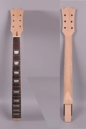 Yinfente Gitarrenhals, 22 Bünde, 62,8 cm, Mahagoni Palisander Griffbrett, Ersatz-Set in Heel