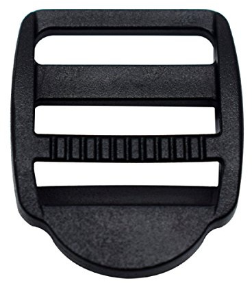 20mm Plastic Ladder Slider Adjust Lock Buckles for Backpack Straps 3/4” Webbing Pack of 15