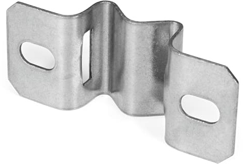 Bandschelle Edelstahl für Flach-Verkehrszeichen, Langloch 50-80 mm