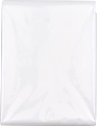 MEAORGROW Polyethylenfolie Transparent Gewächshausfolie, Extra Dick Reißfest Gartenfolie aus Polyethylen, Gewächshausfolie Tunnelfolie Tomatenhaus Folie (3 x 8m)