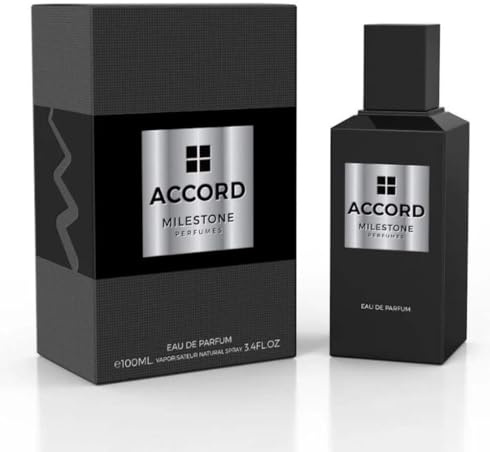 MILESTONE Perfumes Accord Uni Eau de Parfum 100 ml – langanhaltender Duft für Damen und Herren, Premium-Duft für den täglichen Gebrauch