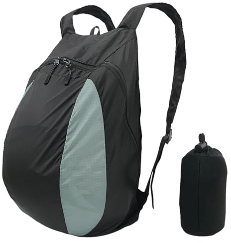 Borsa per casco da moto in nylon da 28 l, accessori per moto, borse da ciclismo, zaino elastico con tracolla per moto, per riporre guanti, vestiti e altri oggetti