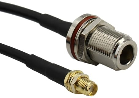 LIHUA RG58 L16 N hona till SMA rak R*/F koaxial pigtail WI/*FI an/te/na förlängningskabel 50-3 50 ohm nya trådterminaler 6 tum~10 m (typ 3 200 cm)