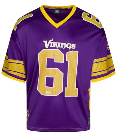 Recovered Minnesota Vikings NFL Mesh Oversized Top Jersey Trikot Violett - 4XL