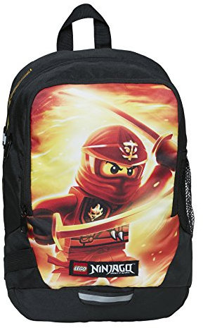 Lego Vline Ninjago Kai Schulrucksack, 40 cm, 17 liters, Rot (Rojo)