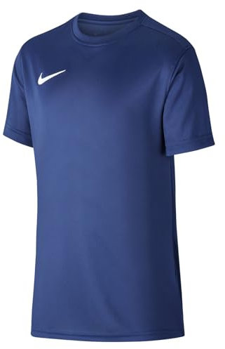NIKE Unisex Kids Y Nk Dry Park Vii Jsy T shirt, Midnight Navy/White, M UK