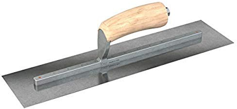 Bon 66-244 Steel City Finish Trowel - Square - Carbon Steel - 20 X 5 - Wood