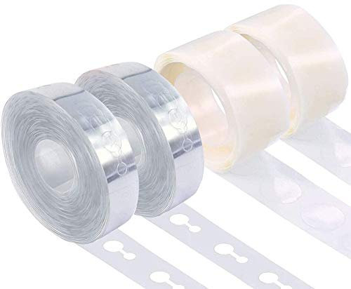 Youery Striscia di Decorazione Ghirlanda Arco Palloncino 2 Rotoli 16 Piedi Palloncini Strisce Ghirlanda e 2 Rotoli Palloncino Punto Colla Colla per la Festa di Compleanno di Nozze