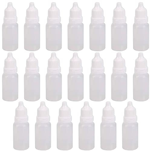 Bärbar och komprimerbar droppflaska, flaskor för vätske och flytande tomma flaskor, plast och ögonvätskeplastflaska