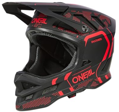 O'NEAL Blade Polyacrylite Helm Strike Schwarz/Rot / Größe M