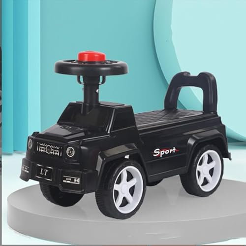 OHMG Auto antiscivolo per interni ed esterni, Bobby Car, veicolo per bambini con pneumatici silenziosi dal design moderno, auto antiscivolo a partire da 1 anno per bambini, Mercedes con clacson e