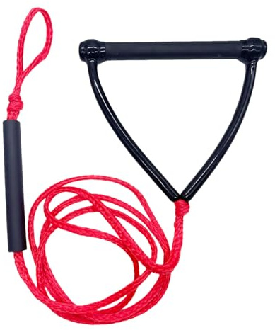 ETUCYNG Corda per sci nautico, corda wakesurf, corda per sci d'acqua con maniglia, accessorio ad alta resistenza a 24 piedi per wakeboard traina principianti sciatori bambini