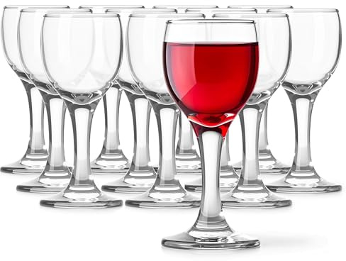 Glasmark KROSNO 1992 Bicchierini da Shot su Stelo – Set 12 Pezzi – 55 ml – Trasparente – Lavabile in Lavastoviglie