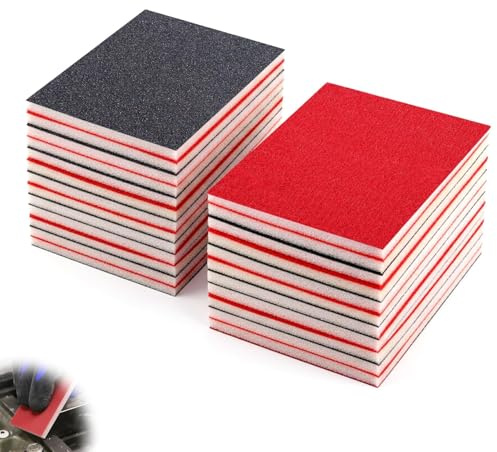 jwtyu Juego de 24 esponjas abrasivas de grano 1200-1500