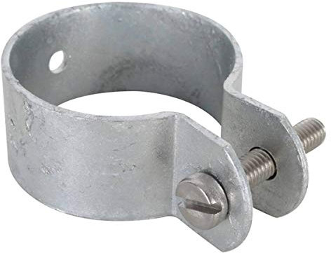 Alberts 656225 Abrazadera para traviesas y puentes tensores, Galvanizada en caliente, Ø de las abrazaderas 76 mm