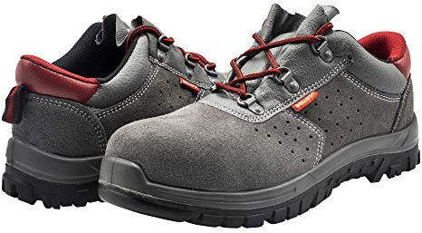 Bellota 7230539S1P - Zapatos de Seguridad Classic de Hombre y Mujer (Talla 39) de Serraje Transpirable y Cuello Acolchado
