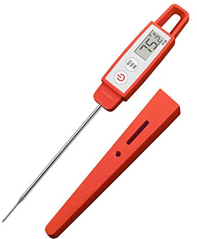 Lavatools PT09 4.5 Commercial Grade Digital Instant Read Meat Thermometer for Kitchen, Food Cooking, Grill, BBQ, Smoker, Candy, Home Brewing, and Oil Deep Frying – Sambal