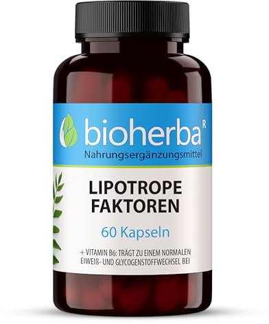 BIOHERBA Lipotrope Faktoren – Kapseln mit Inositol und L-Methionin (60 Stück)