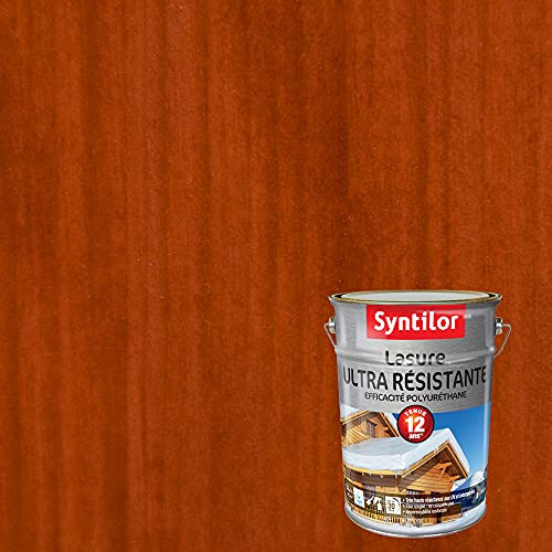 Syntilor - Lasure Ultra Résistante 12 Ans Chêne Doré Satiné 5L