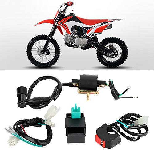 kit bobine allumage dirt 125 Faisceau de Câbles de Démarrage Complet en Matériau ABS de Haute qualité, Démarrage du Moteur pour Vélo Tout-terrain PITPRO