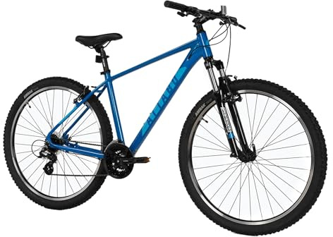 ATTABO Bicicletta da Uomo ALPE 1.0 Mountain Bike con Telaio in Alluminio Manubrio ergonomico da 17 Bici Uomo con Ruote da 29 Sella Regolabile Deragliatore a 21 velocità Colore Blu
