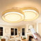 OTREN LED Deckenleuchte Wohnzimmer: 57CM Boho Deckenlampe LED Dimmbar mit Rattan Lampenschirm, Deckenbeleuchtung Moderne mit Fernbedienung und APP für Schlafzimmer Esszimmer, 48W